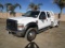 2008 Ford F550XL Crew-Cab Flatbed Truck,