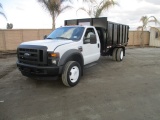 2009 Ford F550 XL S/A Debris Dump Truck,