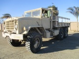 BMY M923A2 T/A Military Flatbed Truck,