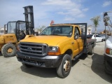 2000 Ford F-550XL Flatbed Truck,