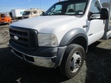 2006 Ford F550 SD S/A Flatbed Truck,