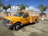 2001 Ford F350XL Super Duty Utility Truck,