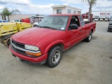 2002 Chevrolet S10 Extended-Cab Pickup Truck,