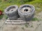 (4) Skid Steer Tires & Rims