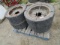 (4) Solid 33x10.75-20 Skid Steer Tires