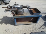 2' x 4' Metal Work Bench W/Rotor Machine & Parts,