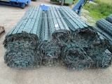 (10) Rolls Of Chain Link Fence W/Privacy Slats