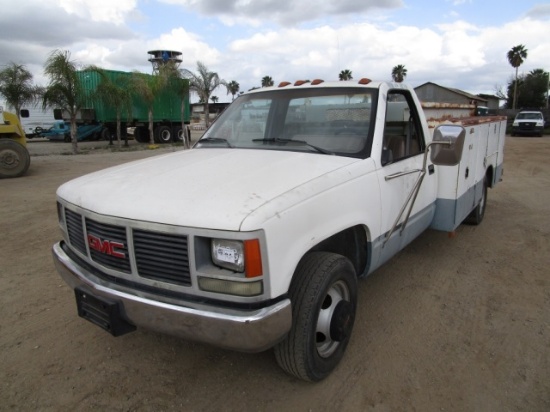 GMC 3500 Utility Dump Truck,