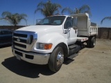 2008 Ford F650 XL S/A Dump Truck,