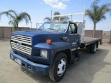 Ford F700 S/A Flatbed Truck,
