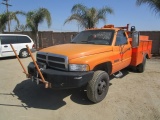 2001 Dodge Ram 3500 Utility Truck,