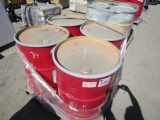 (4) 55-Gallon Barrels Of Unused Hydraulic Oil