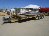 Kern Tri-Axle Tilt Bed Equipment Trailer,