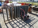 Lot Of Metal Shelves & Husky Pressure Washer