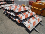 Lot Of Road Construction A-Frame Sections