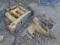 Lot Of Metal Attachments & Idler Wheels