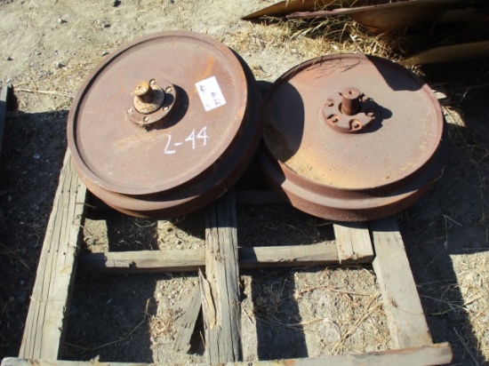 Lot Of (2) D6M Dozer Idler Wheels