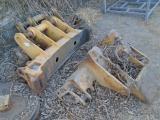 Lot Of Metal Attachments & Idler Wheels