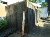 Wood Security Shed & (2) Roll-Up Doors