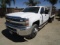 2016 Chevrolet 3500HD S/A Crew-Cab Flatbed Truck,