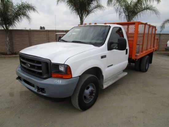 2001 Ford F350 SD Flatbed Truck,