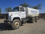 Ford L8000 T/A Water Truck,