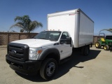 2012 Ford F450 S/A Box Truck,