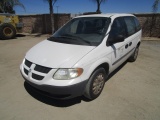 2003 Dodge Caravan Cargo Van,