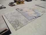 Lot Of (4) Various Size Steel Plates