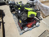 (4) Gas & Electric Push Lawn Mowers