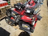 (4) Gas Powered Push Lawn Mowers