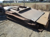 Lot Of Various Size Steel Plates