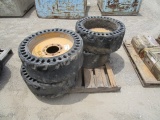(4) 12 x 16.5 NHS Equipment Tires & Wheels