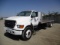 2000 Ford F650 S/A Flatbed Truck,