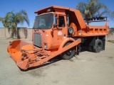 White GMC COE S/A Dump Truck,