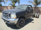 2002 Ford F550 XL SD S/A Cab & Chassis,