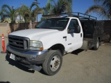 2004 Ford F450 SD S/A Utility Truck,