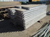 Lot Of Aluminum Block Scaffolding Planks