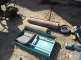 (2) Sod Rollers & (1) Tile Saw Pan