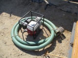 Gas Powered Water Pump W/Hose