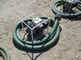 Gas Powered Water Pump W/Hose