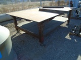 6' x 9' HD Steel Work Table