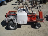 Gas Powered Sprayer Cart