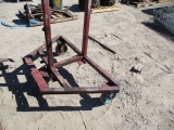 Metal Frame Cart On Wheels