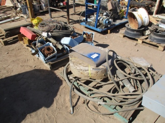 (2) Pallets Of Misc Bolts, Hoses & Wire