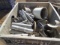 Crate Of Misc Aluminum Pipe Fittings, T's,