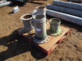 Lot Of Aluminum Pipe Flanges