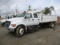 2001 Ford F650 SD Crew-Cab S/A Debris Dump Truck,