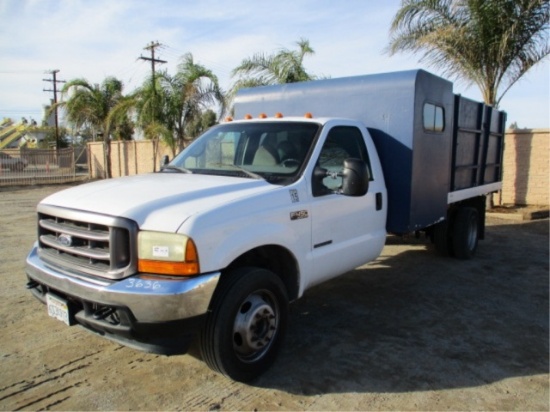 2001 Ford F450 S/A Debris Dump Truck,