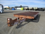 Miller OT610 T/A Tilt Deck Equipment Trailer,